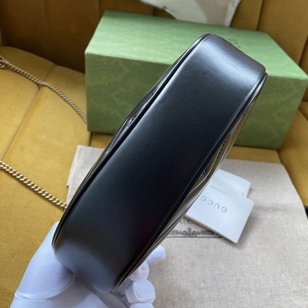 人気急上昇 グッチ GGマーモント ハーフムーンシェイプミニバッグ 偽物 699514DTDHT1000