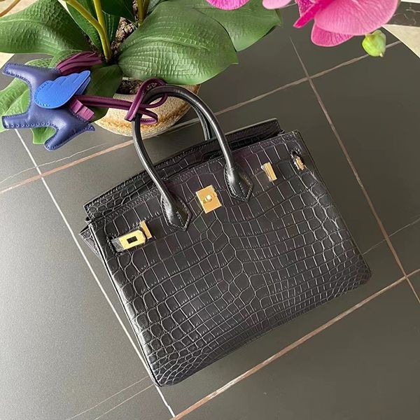 新色☆希少 エルメス クロコダイル  バーキン 25 eri58452