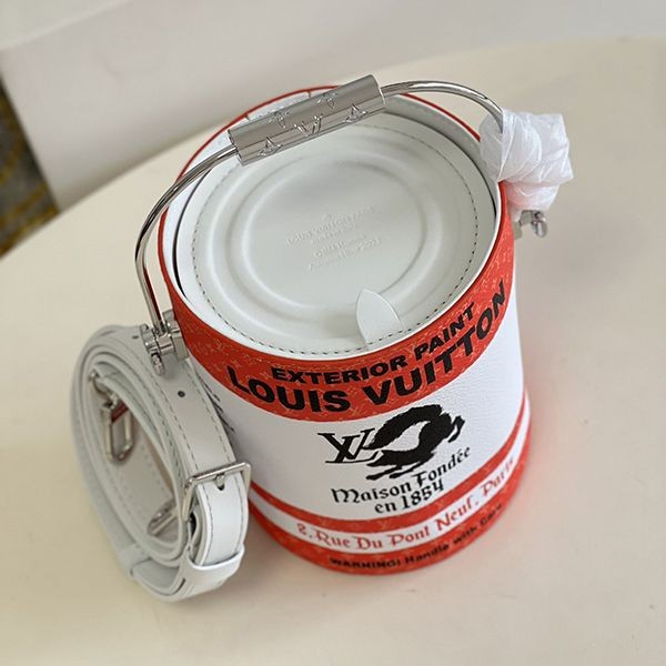 送料込ルイヴィトン ペイントカン ペンキ缶風ハンドバッグ コピー 2色 M81591