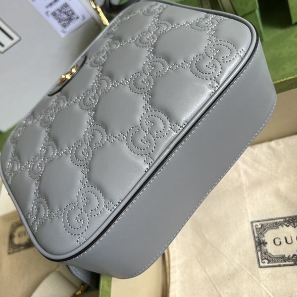 人気No1グッチ GG キルティングレザー ショルダーバッグ 偽物 guj40083