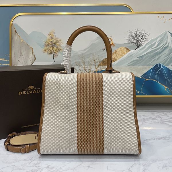 21-22AWデルヴォー MM Surpique ブリヨン MM ハンドバッグ 偽物 Deh52889