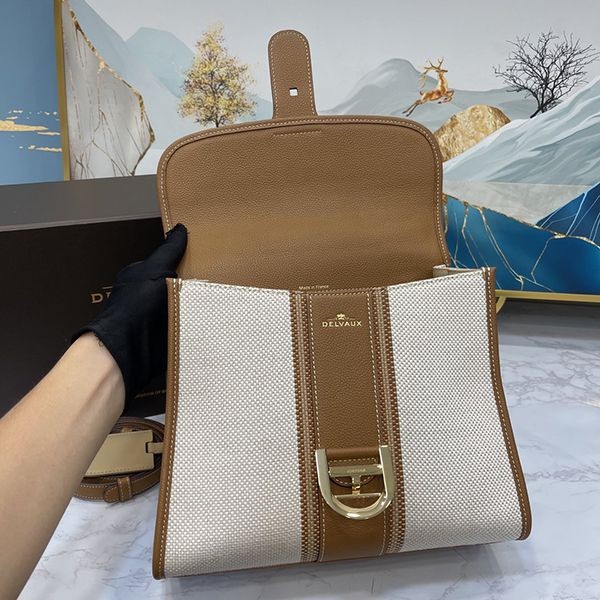 21-22AWデルヴォー MM Surpique ブリヨン MM ハンドバッグ 偽物 Deh52889