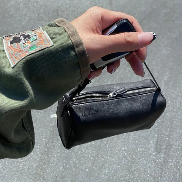 《大人気》ザロウ 90s Bag レザー トップハンドルバッグ 偽物 zah40849