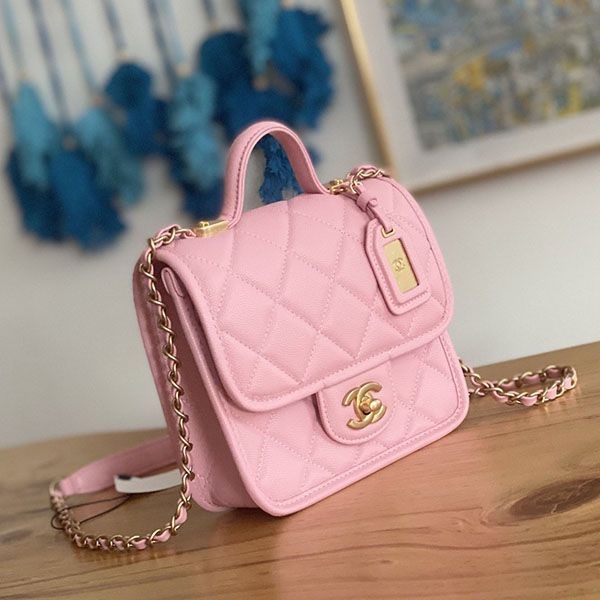 ☆超人気☆シャネル スモール トップハンドルフラップバッグ shp09693