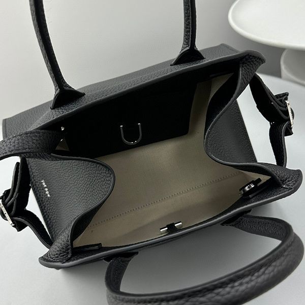 高品質ザロウマルゴー THE ROW Margaux10 偽物 レザー バッグ zar27090