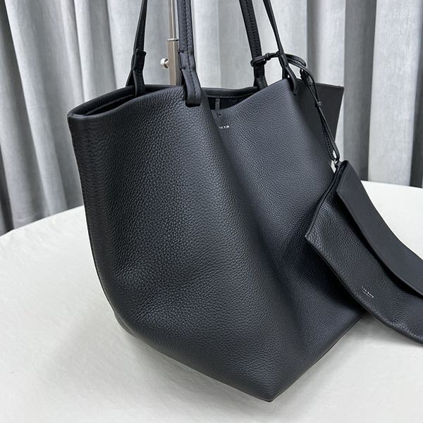 ザロウ バッグ 偽物 PARK 3 ロゴ グレイン レザー ポーチ付 zam77748