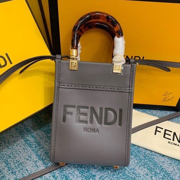 フェンディ レディース サンシャイン ショッパー 偽物 ミニバッグ fey30862