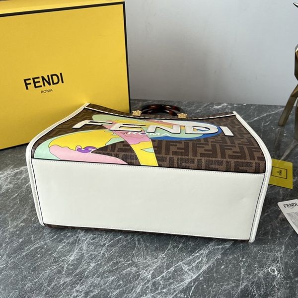 超話題!フェンディ サンシャイン 偽物 ミディアム トートバッグ feg96155