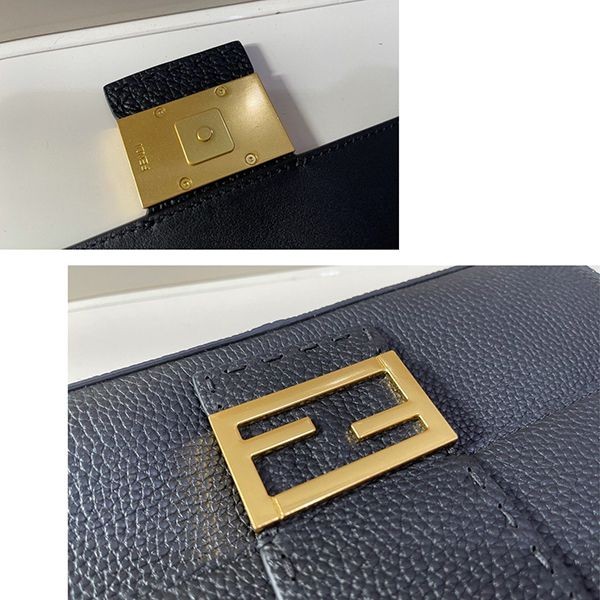 激安価格！フェンディ マイクロ フラット バゲット レザー バッグ 偽物 fed13953