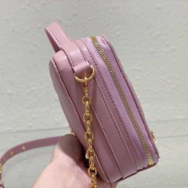 ディオール CARO ダブルポケット 偽物 ショルダーバッグ dez34061