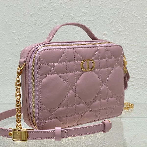 ディオール CARO ダブルポケット 偽物 ショルダーバッグ dez34061
