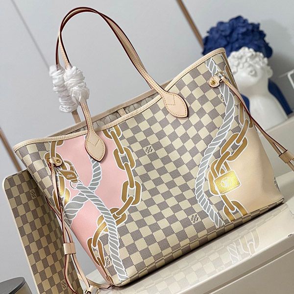 n級品 おすすめルイヴィトン コピー ネヴァーフルMM トートバッグ N40471