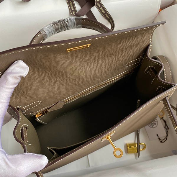 エルメス ケリー 偽物 25cm 外縫い エプソン ゴールド金具 eru69745