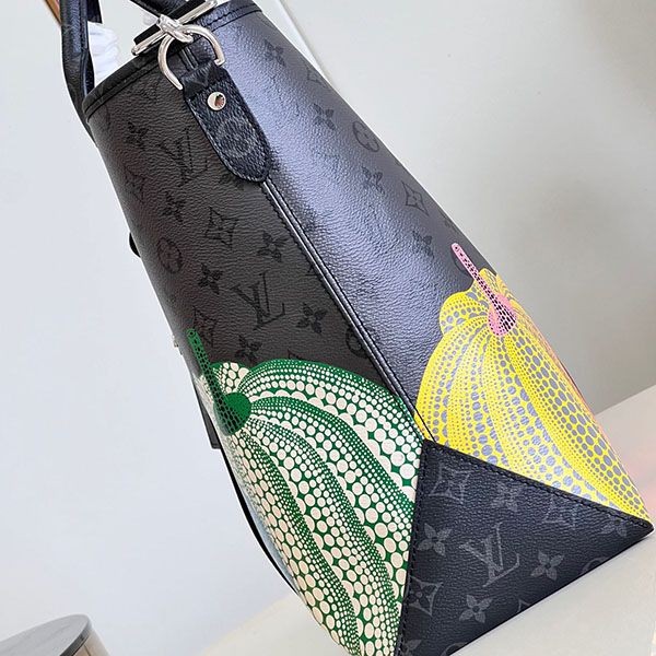 ルイヴィトン LV×YK 草間彌生 偽物 ウィークエンド トートバッグ M46434