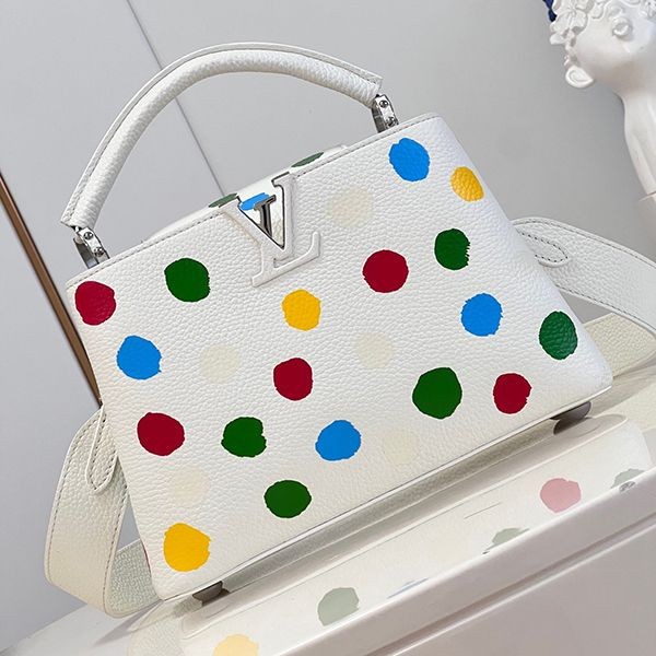 素敵なLV×YK カプシーヌ BB 偽物 ハンドバッグ ホワイト M21637