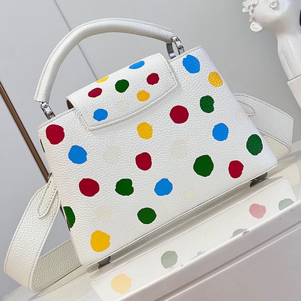 素敵なLV×YK カプシーヌ BB 偽物 ハンドバッグ ホワイト M21637