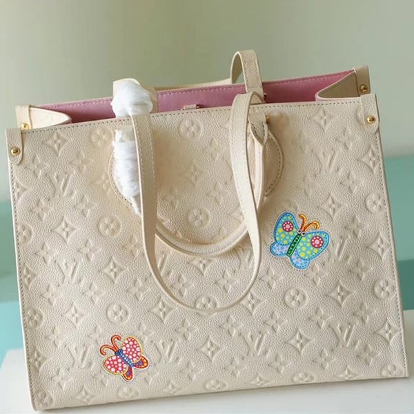 定番ルイヴィトン LV×YK オンザゴー MM 偽物 トートバッグ vuk47973