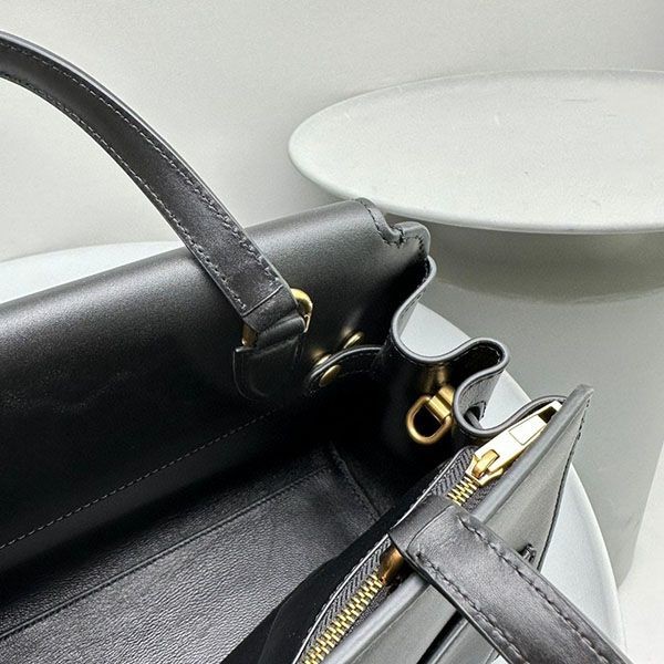 入手困難 バレンシアガ マネー スモール ハンドル レザー ハンドバッグ 偽物 bac05669