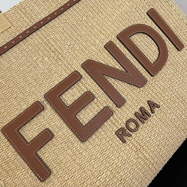 送料込 フェンディ Sunshine チュラルかごバッグ コピー feq57932
