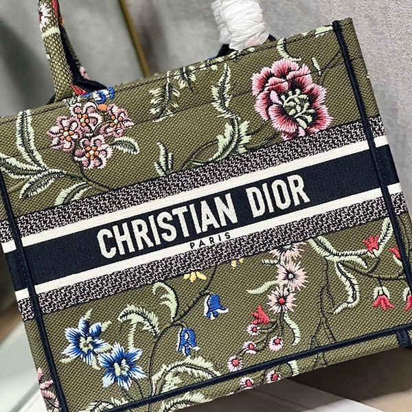 ディオール ブックトート 偽物 Petites Fleurs スモールバッグ dej41558
