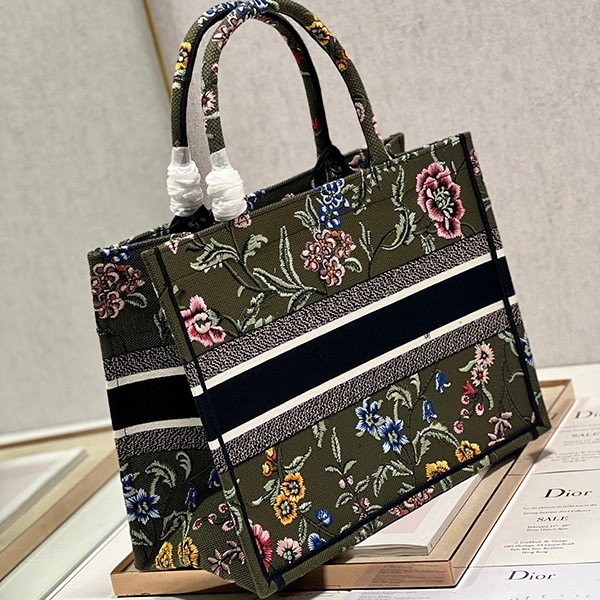 ディオール ブックトート コピー Petites Fleurs ミディアムバッグ det52252