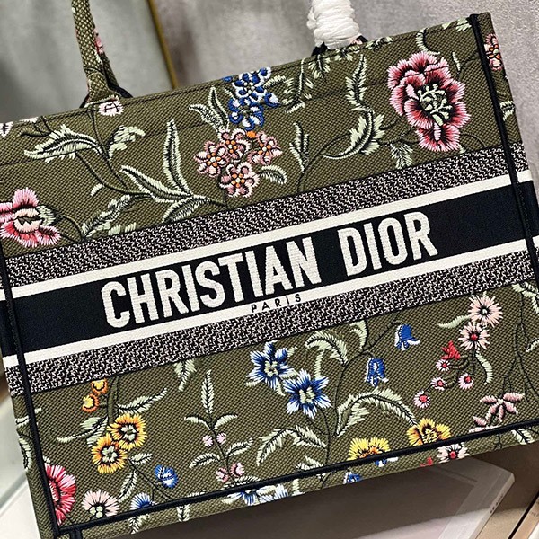 ディオール ブックトート コピー Petites Fleurs ミディアムバッグ det52252