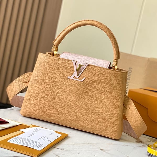 ブティック♪ルイヴィトン カプシーヌ 偽物 2way ショルダーバッグ 3サイズ vuc44202