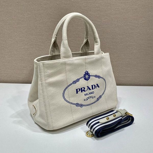 ★追跡付き発送で安心 プラダ ハンド トートバッグ CANAPA エンボスロゴ pug03931