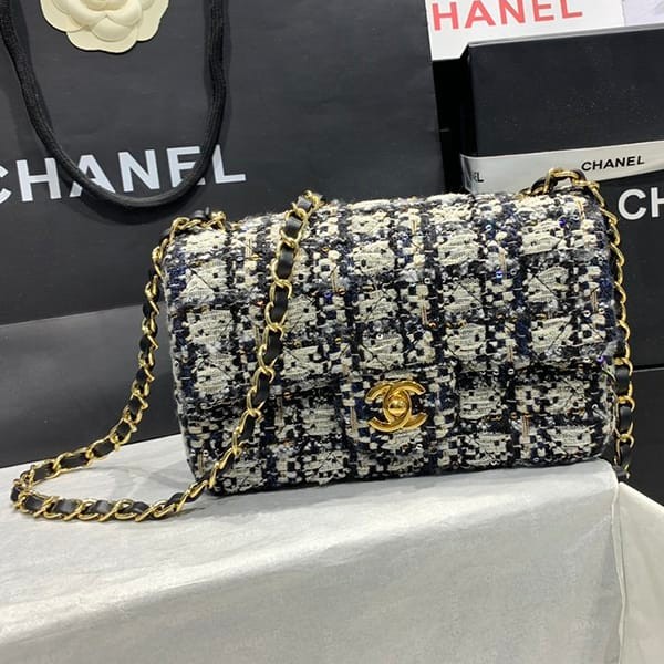 激安価格！シャネル ミニフラップバッグ ツイード スーパーコピー shi06797