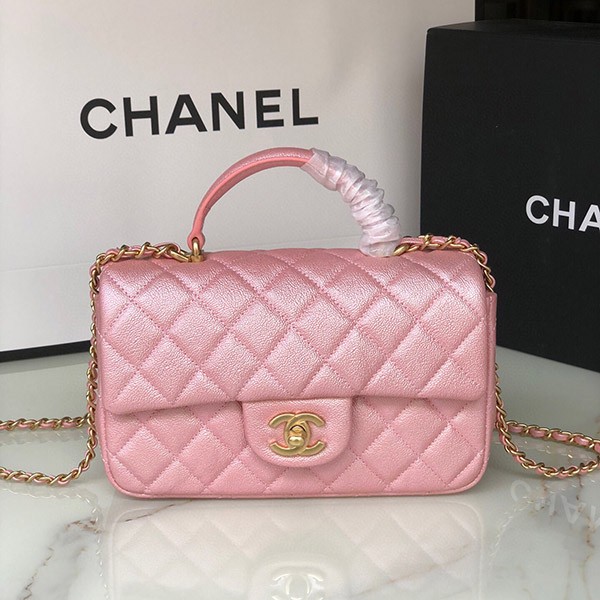 【完売前に】シャネル★トップハンドル付きミニフラップバッグAS2431