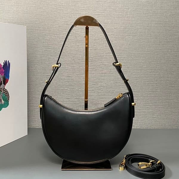 可愛いプラダ アーケ レザーショルダーバッグ コピー 3色 1BC194