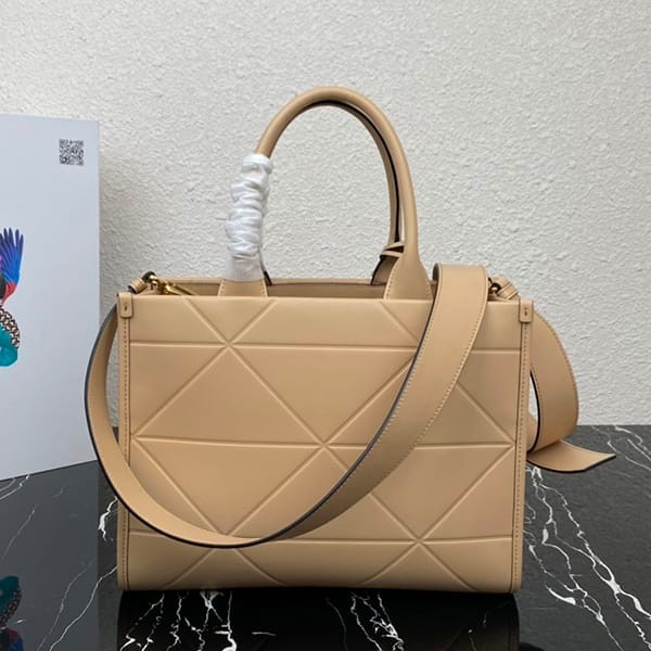 秋冬大セールプラダ 偽物 ステッチモチーフ ラージ レザー ハンドバッグ 3サイズ 1BA378VOCOASK