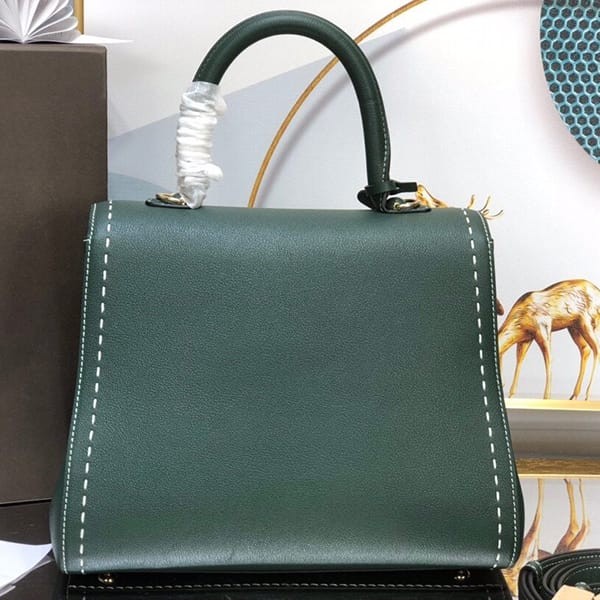 プレゼント最適デルヴォー 偽物 Brillant ブリヨン MM ハンドバッグ Des27487