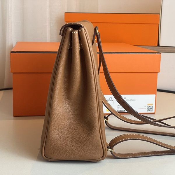 エルメス ケリーアドPM リュックサック 偽物 Kelly Ado ゴールド金具