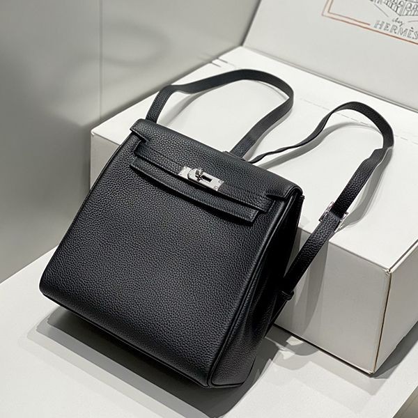 エルメス ケリーアドPM リュックサック 偽物 Kelly Ado シルバー金具