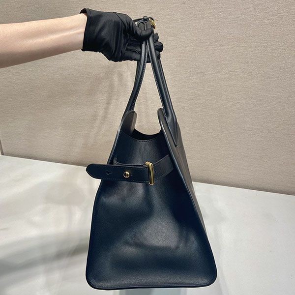 追跡付 プラダ ラージ レザー トートバッグ 偽物 1BG5081