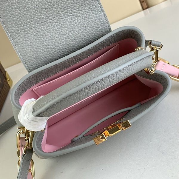 上品清楚♪ルイヴィトン カプシーヌ偽物・ミニ フラワーモチーフ M23363