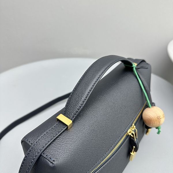 《大人気》ロロピアーナ◆エクストラ・カーフ レプリカレザー ショルダー バッグ L27 rou45464