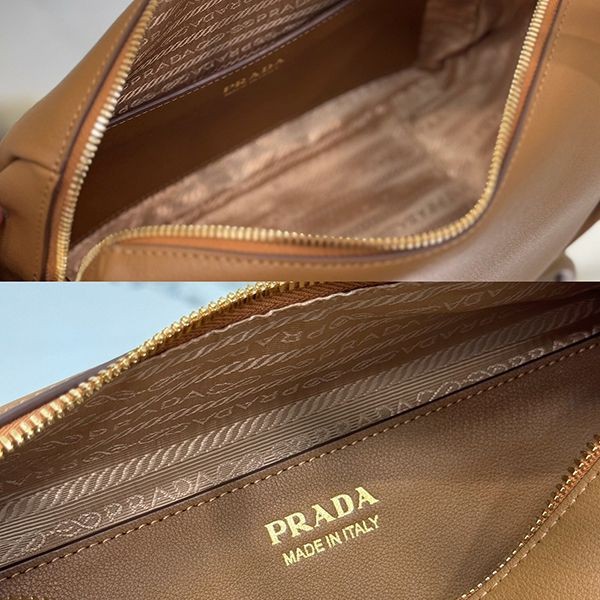 入手困難 超人気 24SS プラダ  レザー ハンドバッグ 偽物 pus08099
