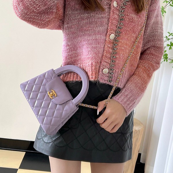 【存在感◎】シャネル ケリーバッグコピー2way パープル shy49527