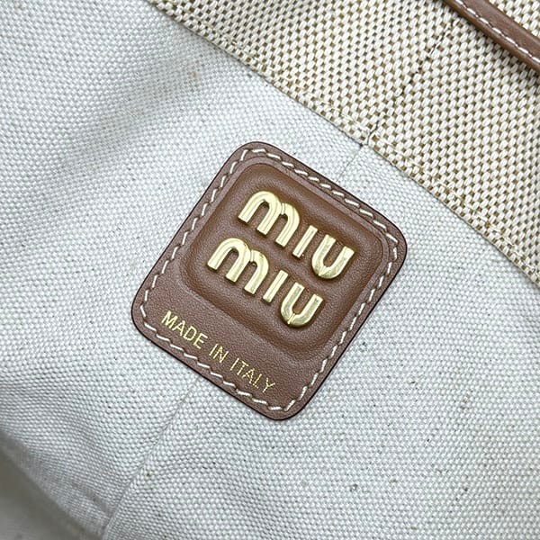 ★日本!!人気！ミュウミュウ n級品 キャンバスxレザー バケットバッグ myf93994