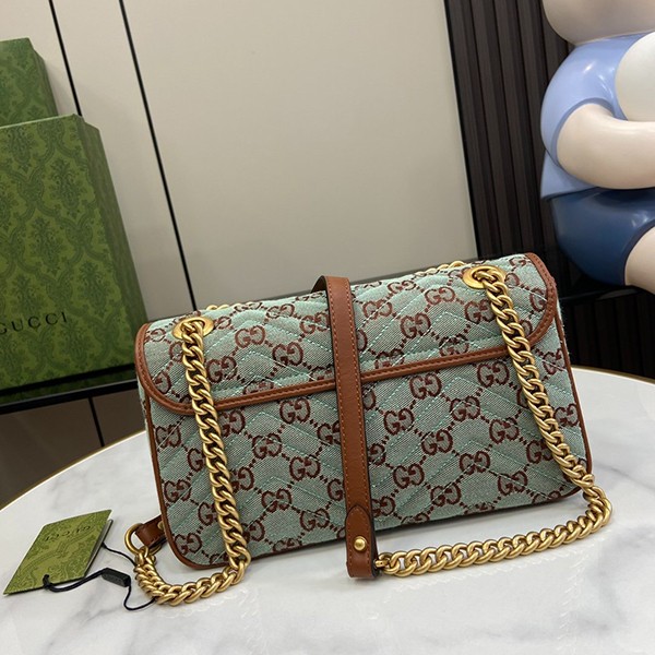 グッチ GGスーパーミニショルダーバッグ 偽物 Pale Blue Brown 783141