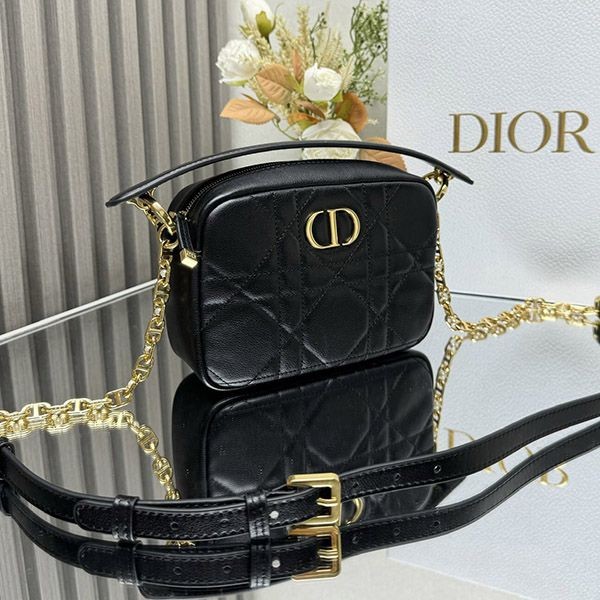 注目★ディオール Caro トップハンドル カメラバッグ スモール dez11693