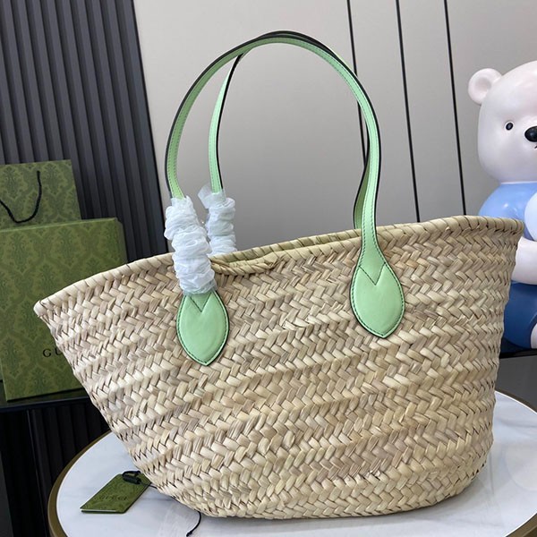 グッチ ロゴ ミニ ストロー トートバッグ ‎偽物 782381