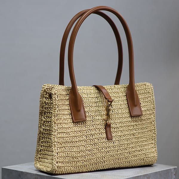 人気急上昇サンローラン n級品 Panier ラフィア トートバッグ Sas92640