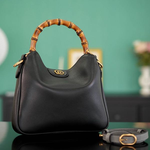 グッチ ダイアナ スモール 偽物 レザー バッグ black 大人気 746251