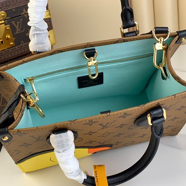 【 LV×SunYitianコラボ】◆ルイヴィトン オンザゴー PM スーパーコピー M47199 vuk03885