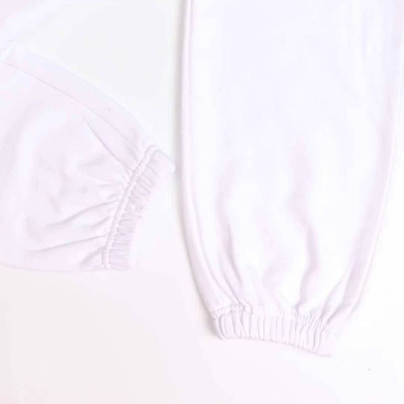 【日本未発売】バレンシアガ Political Campaign Sweat パンツ コピー★カーリーフリース　ホワイト bai35225