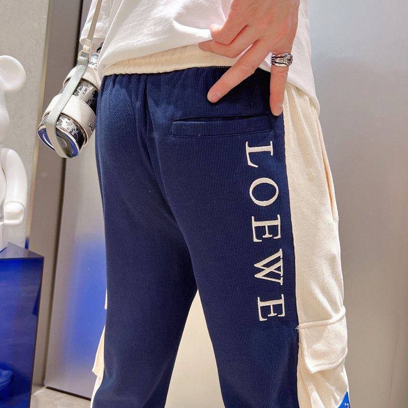 定番【ロエベ】コットン スナップデニムパンツ lox85063
