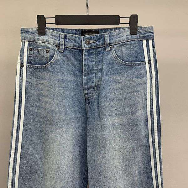 セレブ多数愛用バレンシアガ × アディダス デニムパンツ スーパーコピー bay12823
